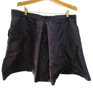 Gap Womens sz XL Dark Wash Pleated Skirt